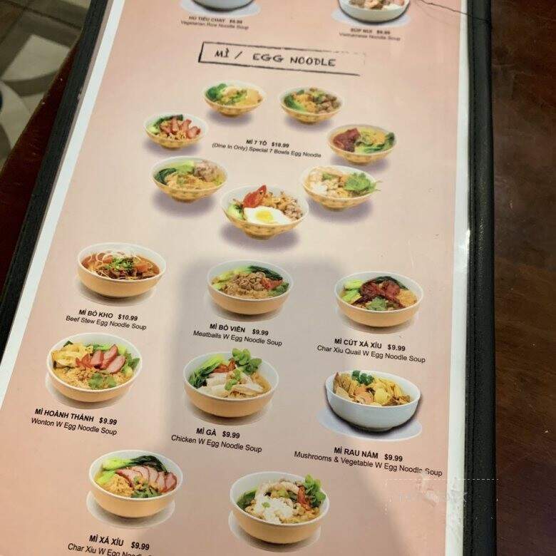 Hu Tieu My Tho - Norcross, GA menu_pic