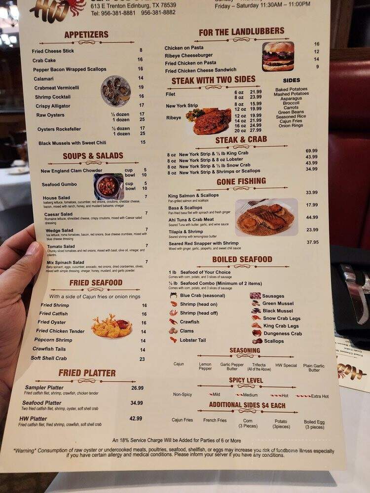 HW Seafood Steakhouse - Edinburg, TX