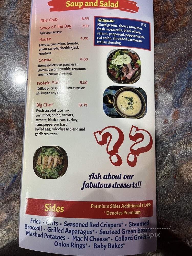 IDK Raw Bar Grill and Gaming - Hayes, VA menu_pic