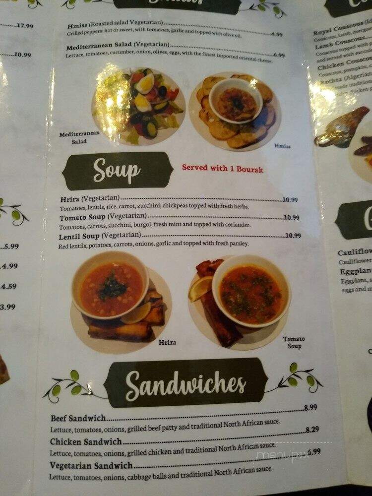 Idriss - Ottawa, ON menu_pic