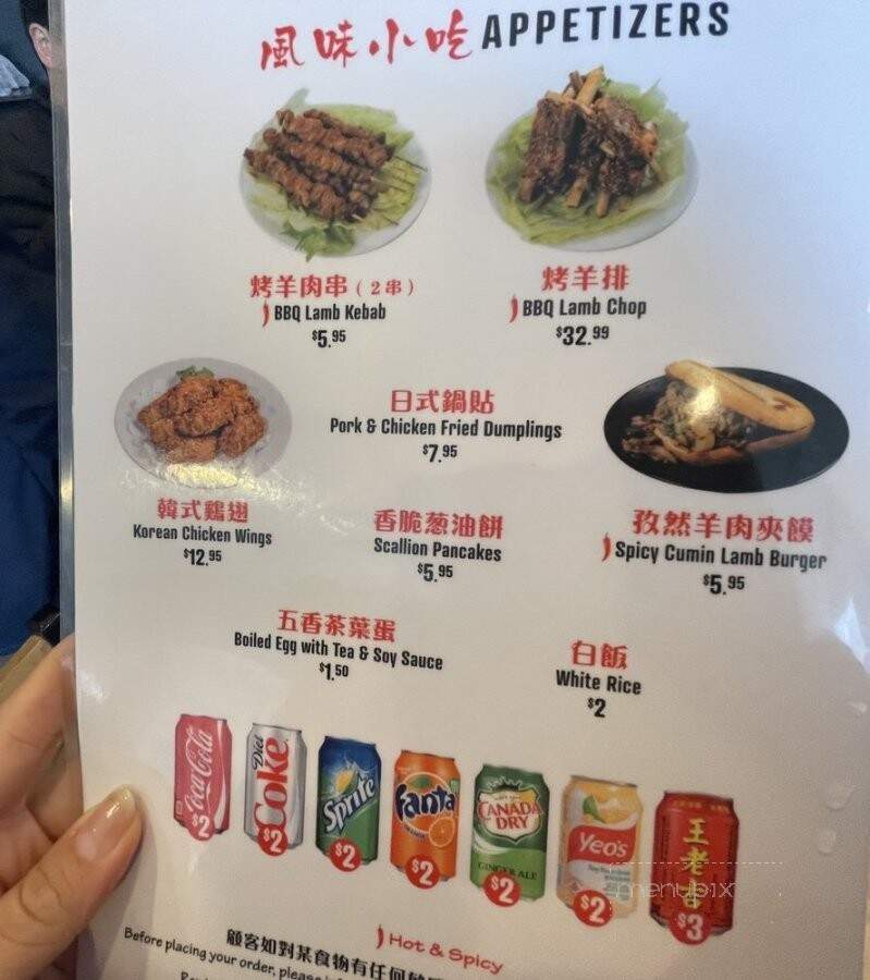 Ifresh Noodle - Allston, MA menu_pic