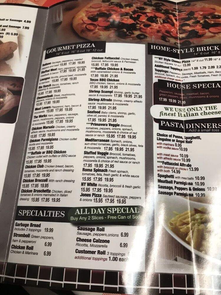 NY Take and Bake Pizza - Ballston Spa, NY menu_pic