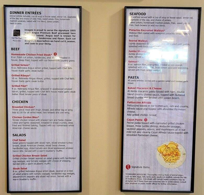 Images Bar & Grill - Grand Island, NE menu_pic