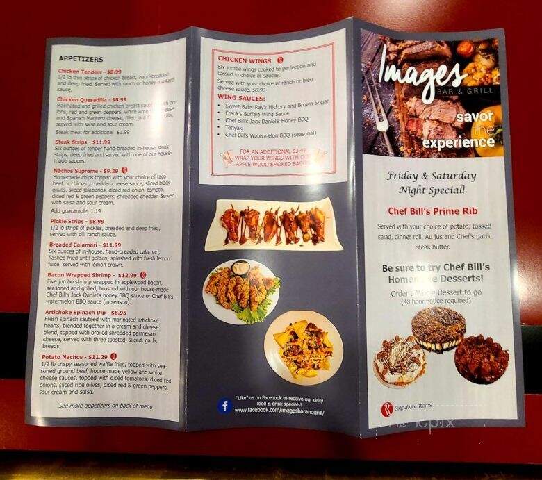 Images Bar & Grill - Grand Island, NE menu_pic