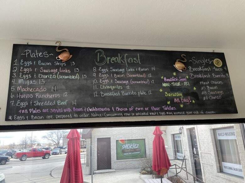 Imelda's Coffee Case - Caldwell, ID menu_pic