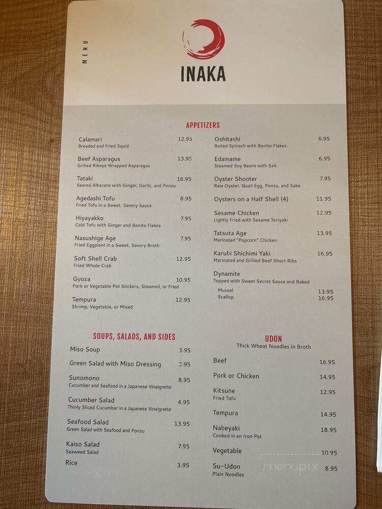 Inaka Japanese Restaurant - Pacific Grove, CA