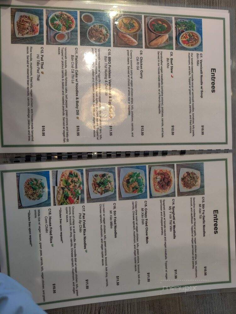 Inner Peace Cafe - Garden Grove, CA menu_pic