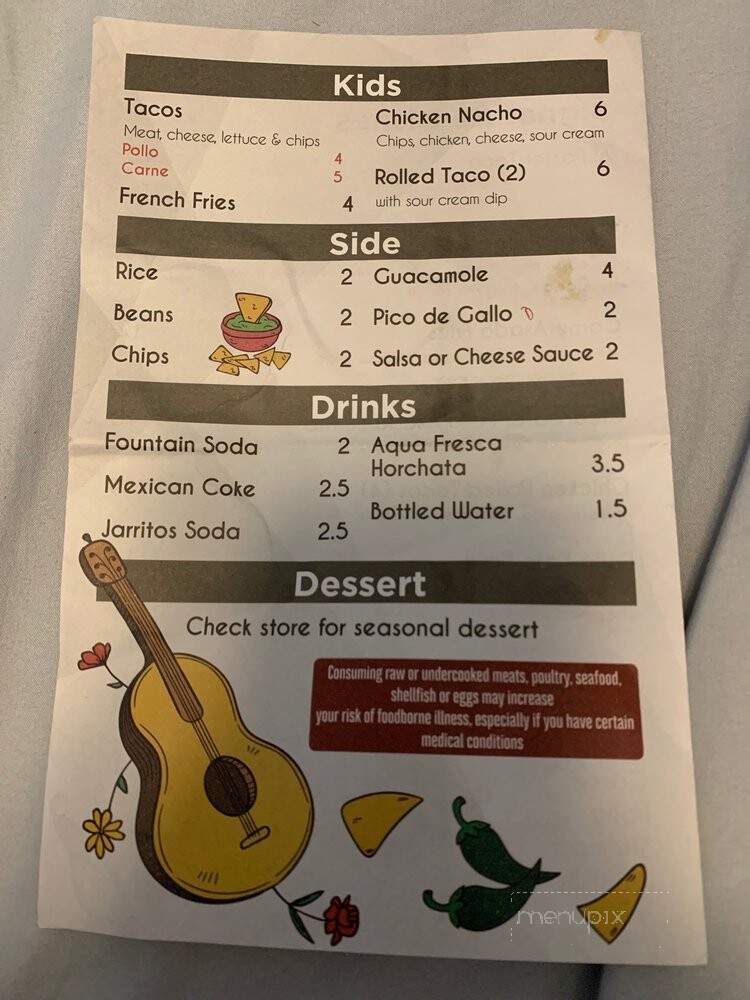 In N Out Taco - Clearwater, FL menu_pic