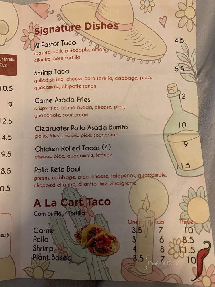 In N Out Taco - Clearwater, FL menu_pic