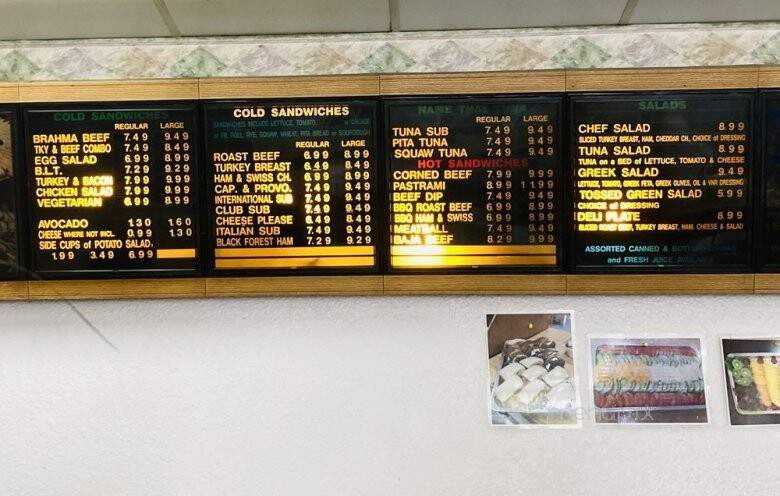 Diamond Bar Intl Delicatessen - Diamond Bar, CA menu_pic