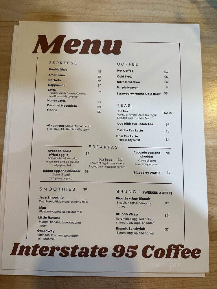 Interstate 95 Coffee - Charleston, SC