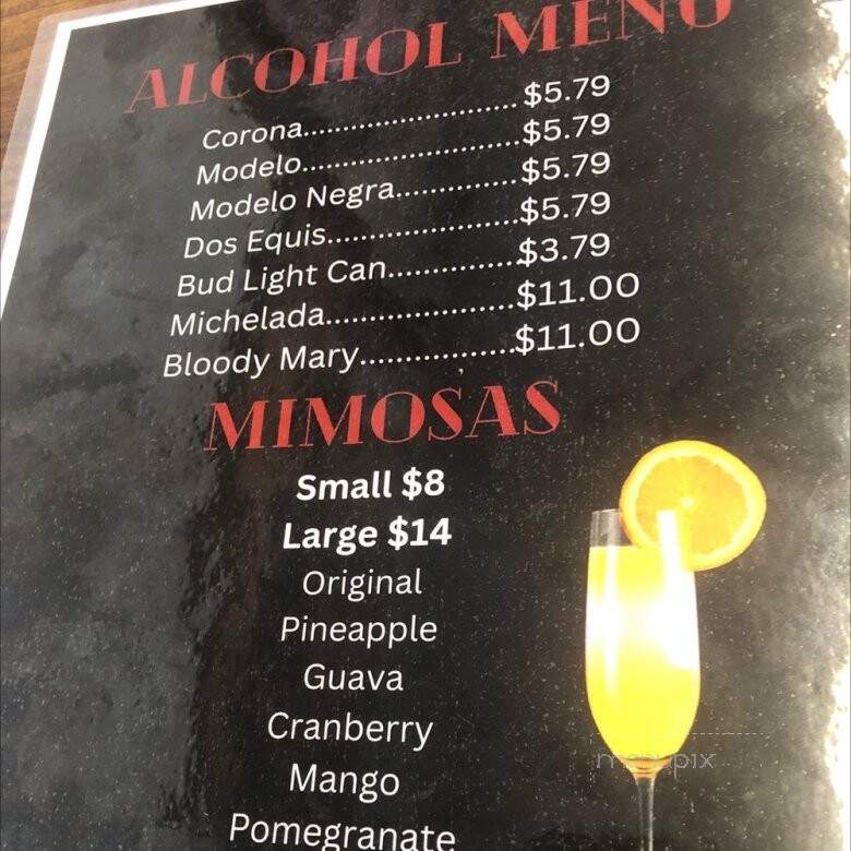 Irma's Place - Stockton, CA menu_pic