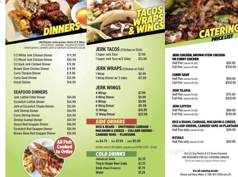 Island Chicken - Matteson, IL menu_pic