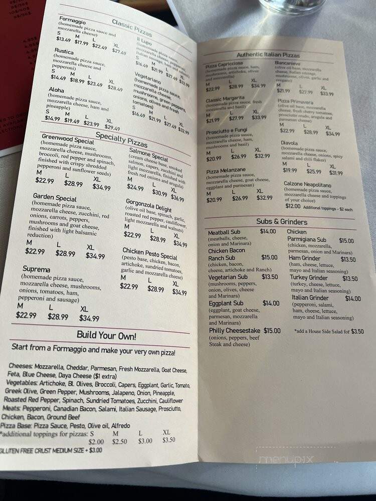 Italio Pizza & Pasta - Seattle, WA menu_pic