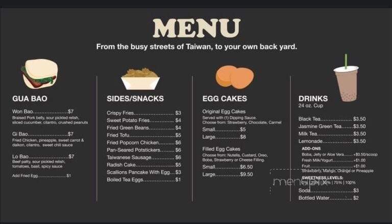 Jababae Food Truck - Richardson, TX menu_pic