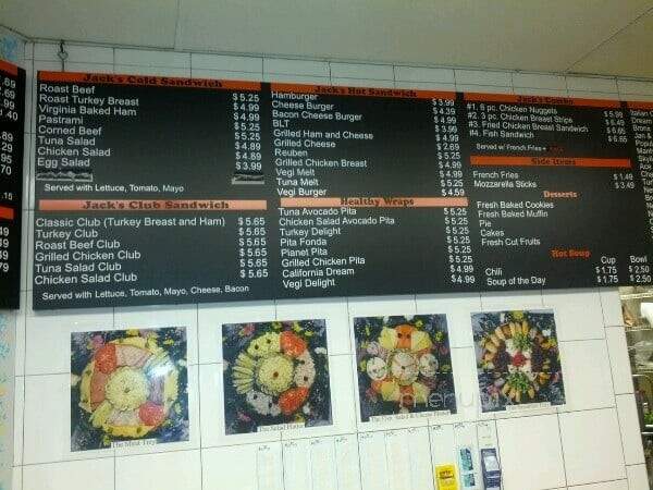 Jack's Famous Deli - Lanham, MD menu_pic