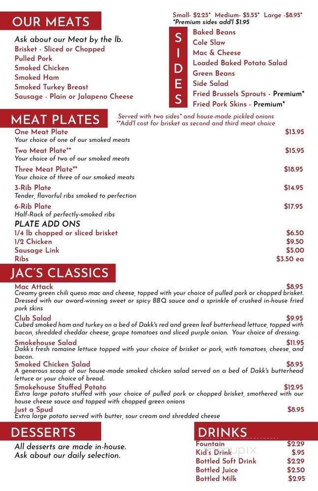 JAC's Craft Smokehouse - West Monroe, LA