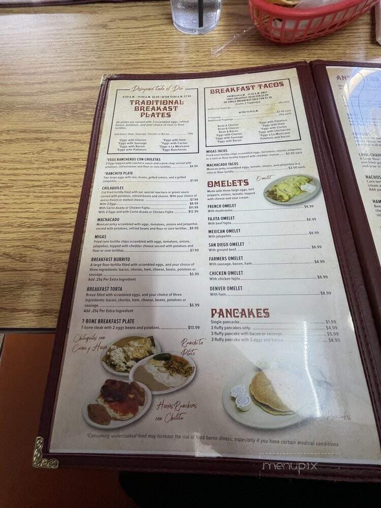 Jaliscienses Mexican Restaurant - Austin, TX menu_pic