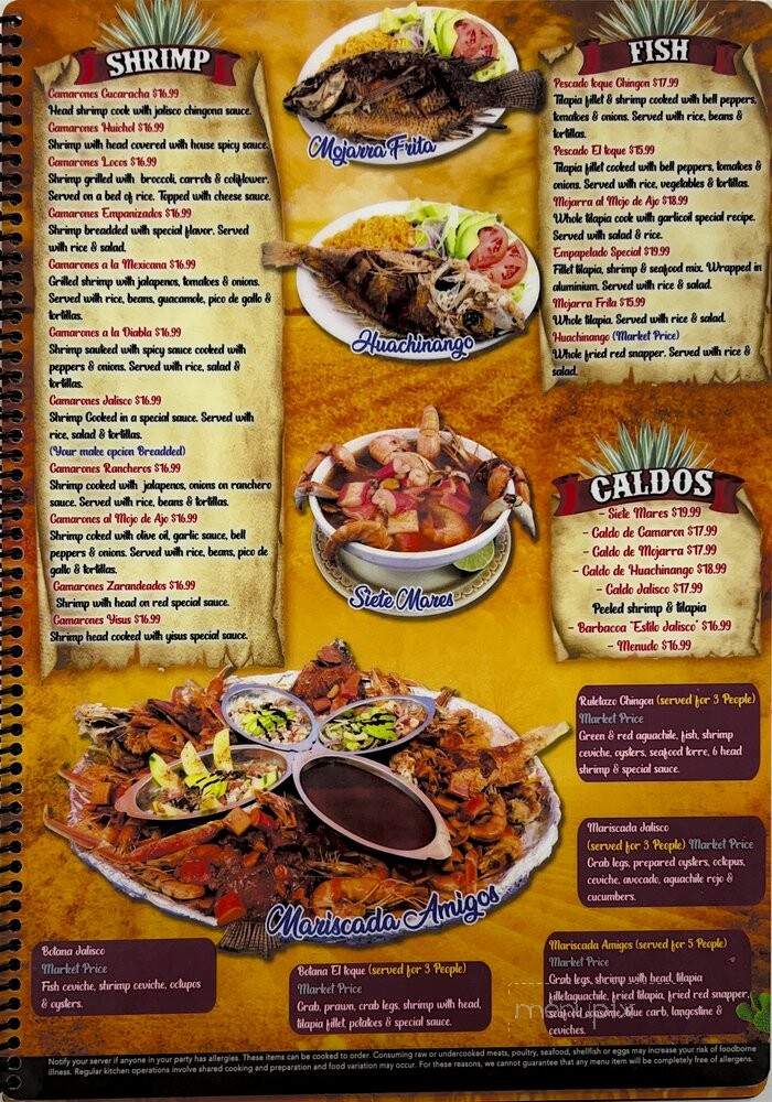 Jalisco El Toque Chingon - Louisville, KY menu_pic