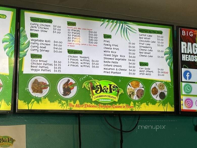 J&F Caribbean Delight - Centerville, GA menu_pic