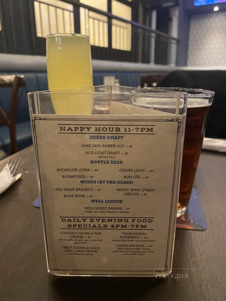 Jane Doe - New York, NY menu_pic