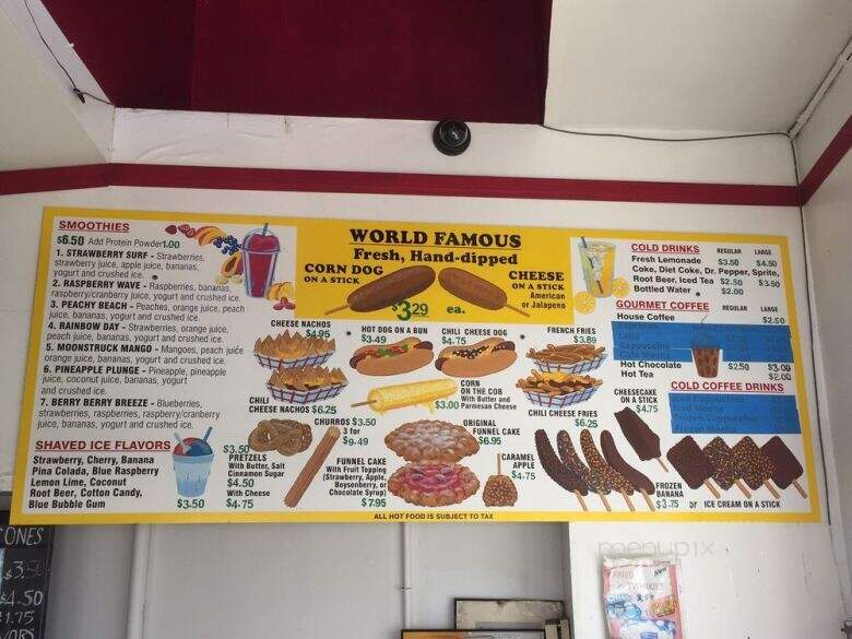 Jane's Corndogs - Newport Beach, CA menu_pic