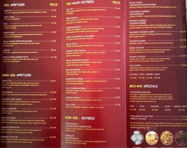 Jaya's Kitchen - East Providence, RI menu_pic