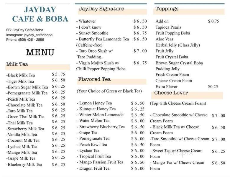 JayDay Cafe & Boba - Yakima, WA