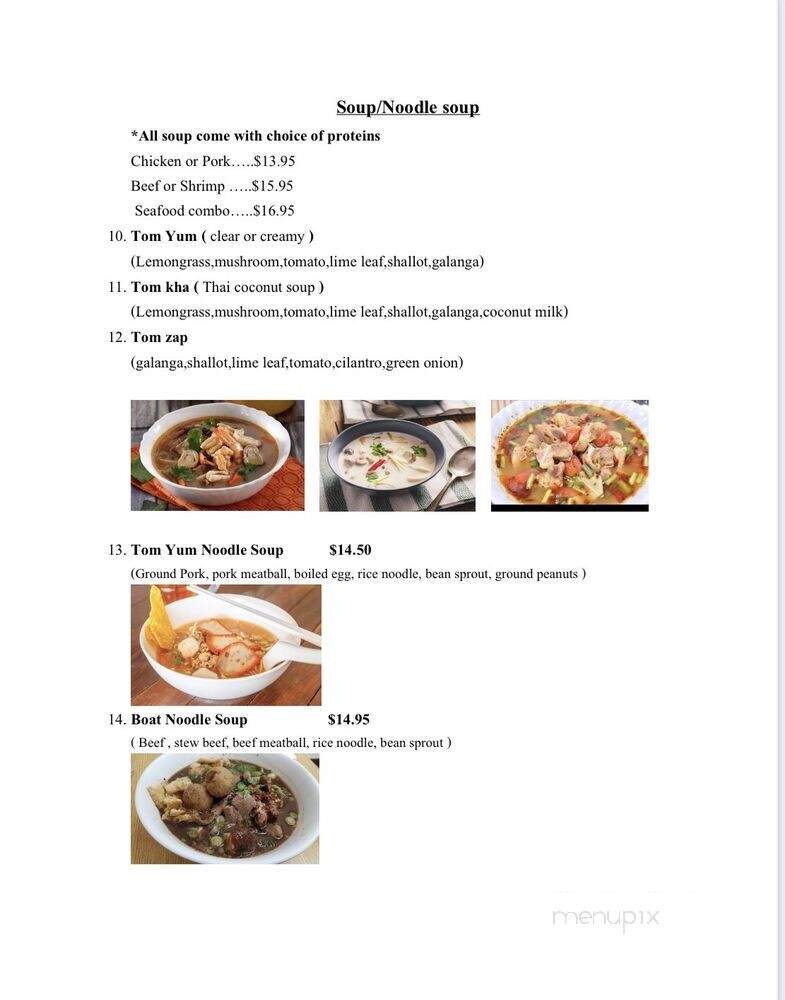 Jay's Kitchen Thai Street Food - Chisago City, MN menu_pic