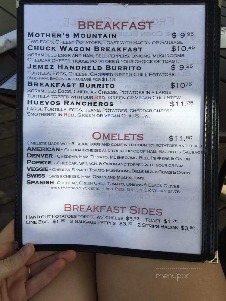 Jemez Stage Stop - Jemez Springs, NM menu_pic