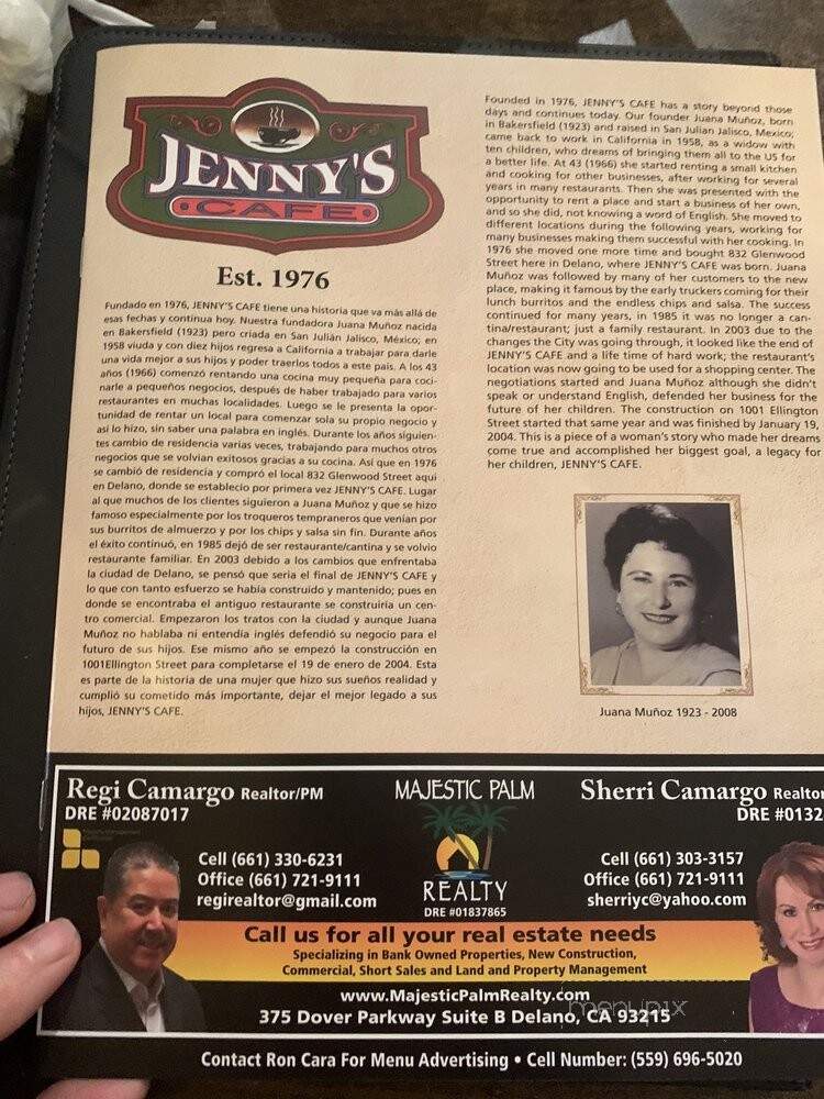 Jennie's Cafe - Delano, CA