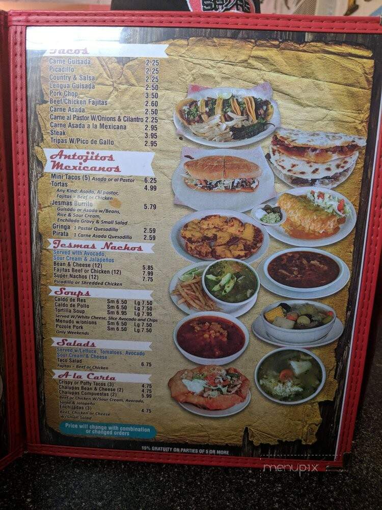 Jesma Fine Foods - San Antonio, TX menu_pic