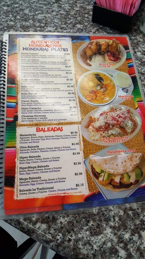 Jessica's Mexican Food - Houston, TX menu_pic