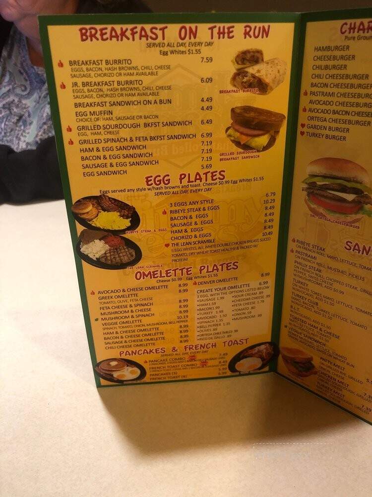 Jimmy Dean Charbroil Burger - Santa Clarita, CA menu_pic