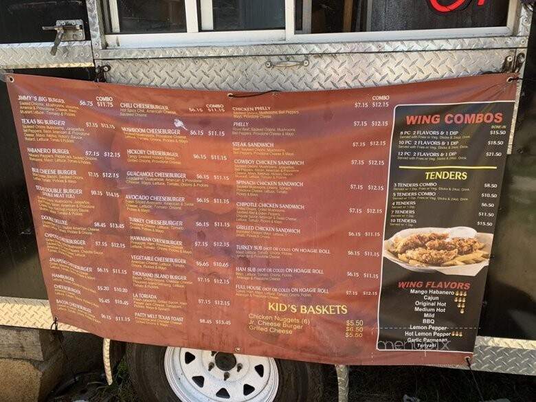Jimmy's Big Burger - Austin, TX menu_pic