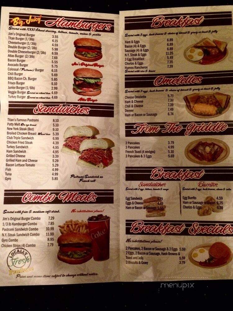 Jim's Char Broiled Burgers - Ontario, CA menu_pic