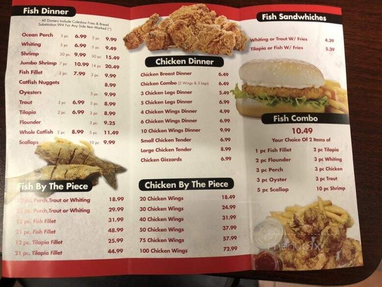 JJ Fish & Chicken - Forest Park, GA menu_pic