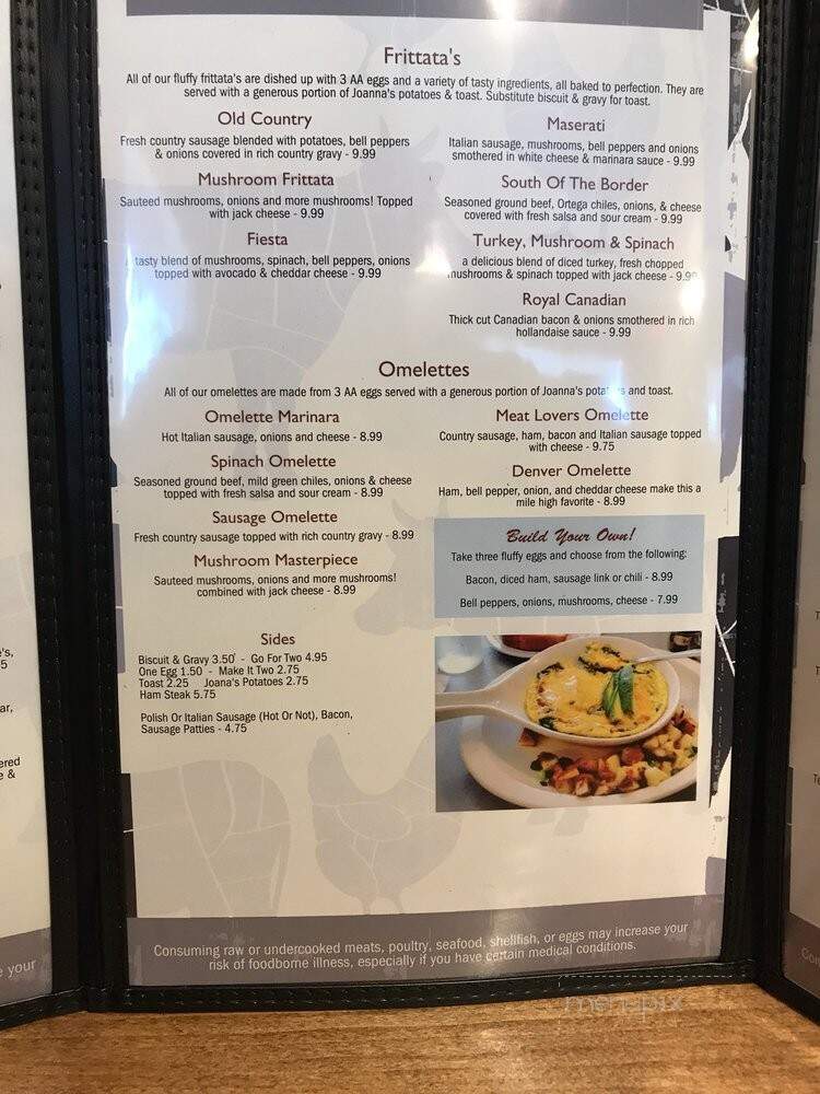 Lori's Cafe - Riverside, CA menu_pic