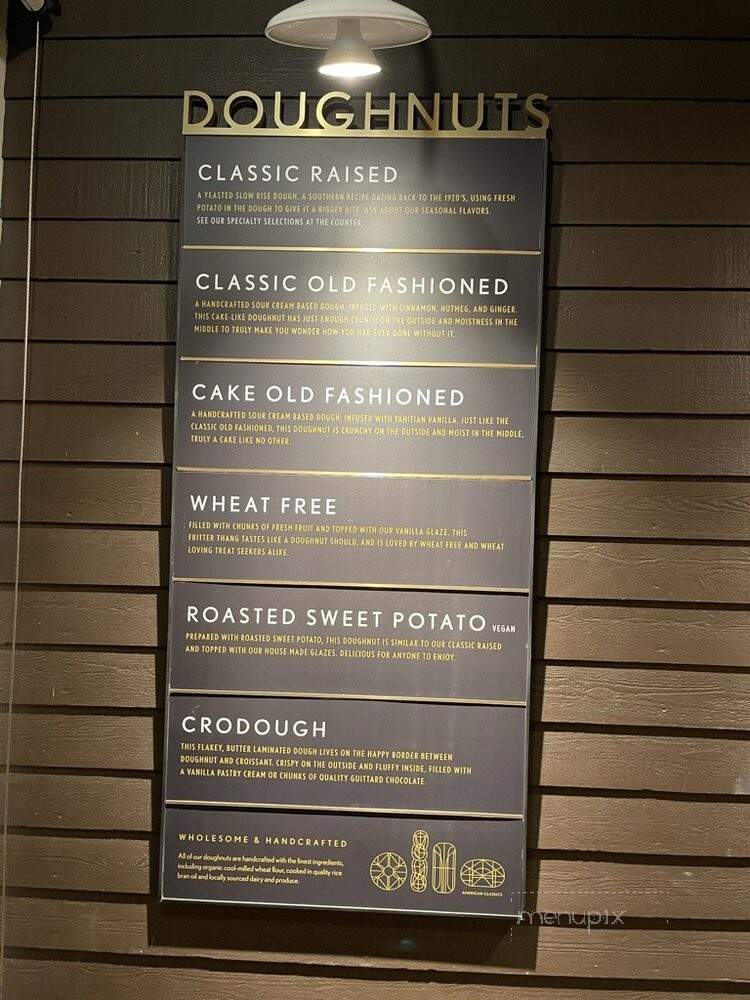Johnny Doughnuts - Larkspur, CA menu_pic