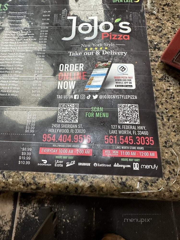 JoJo's Pizza - Lake Worth, FL