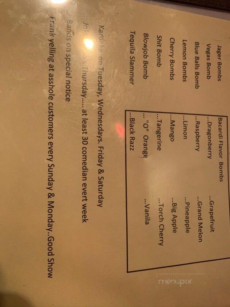Josephines Martini Wine Bar - Villa Park, IL menu_pic