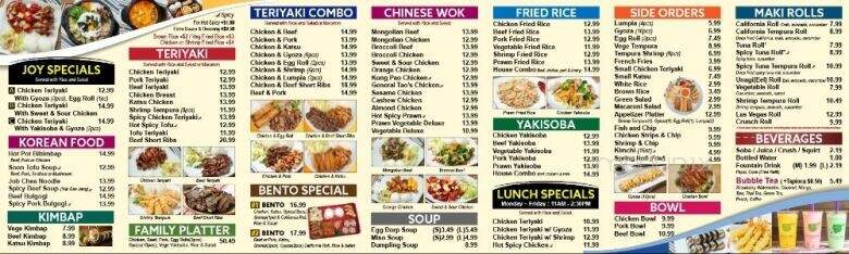 Joy Teriyaki & Hamburgers - Silverdale, WA