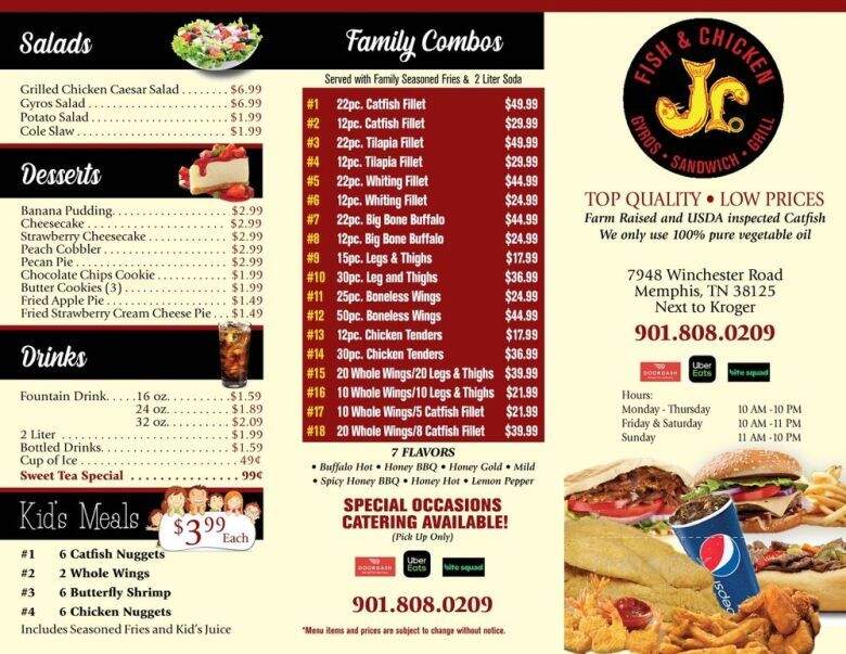 JR Fish & Chicken - Memphis, TN