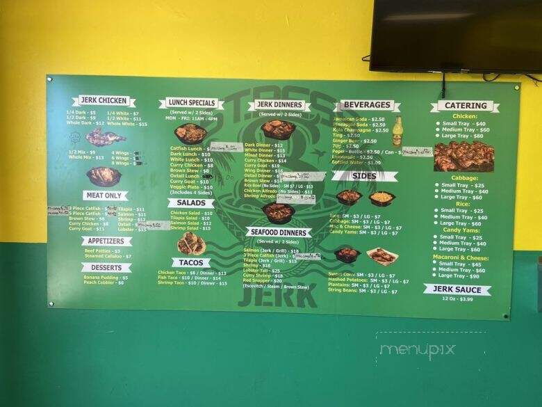 JR'S Jamaican Jerk - Calumet Park, IL menu_pic
