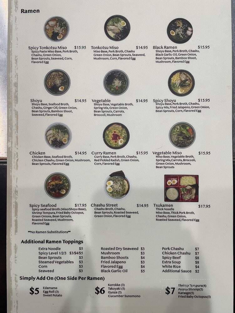 J San Ramen Mission Viejo - Mission Viejo, CA menu_pic