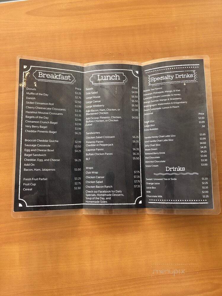 JT'S Coffee and More - Ardmore, TN menu_pic