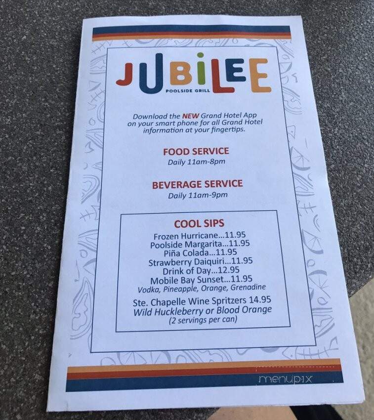 Jubilee Poolside Grill - Fairhope, AL