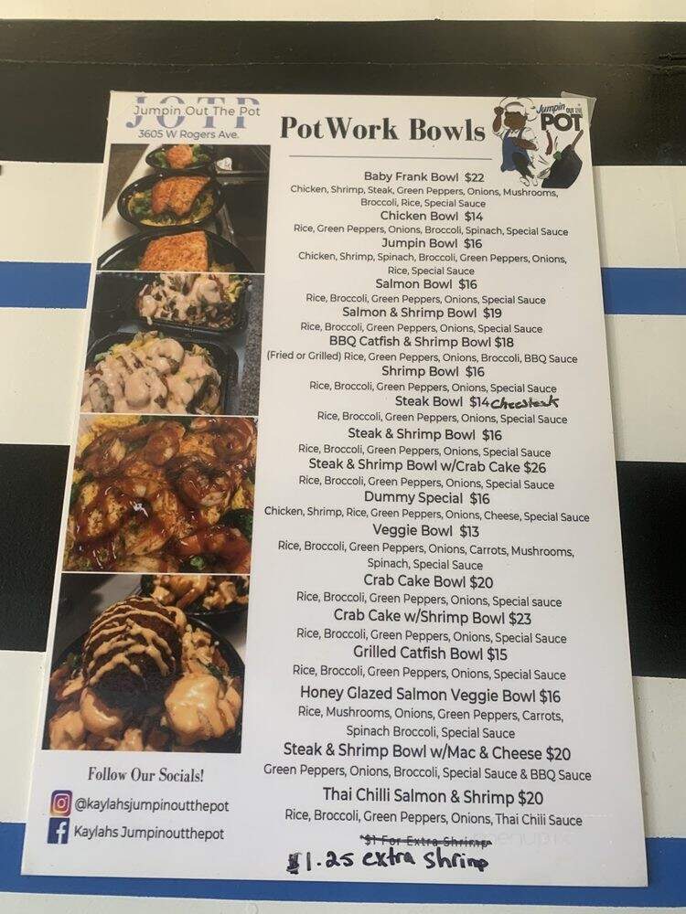 Jumpin Out The Pot - Baltimore, MD menu_pic
