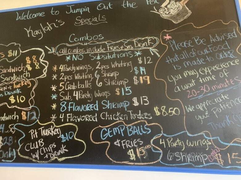 Jumpin Out The Pot - Baltimore, MD menu_pic