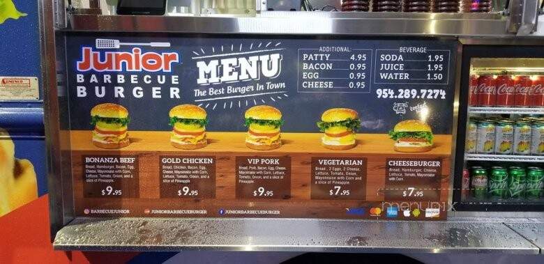 Junior Barbecue Burger - Pompano Beach, FL menu_pic